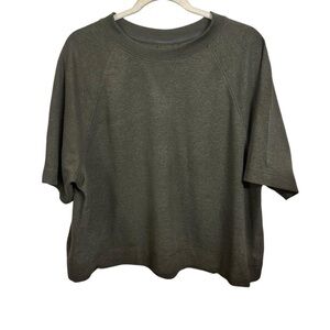 Prana Olive Green Crew Neck Sweater